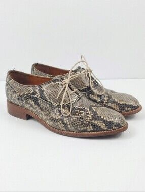 Two24 By Ariat Austen Snakeskin Women's Oxford Shoes Size 8